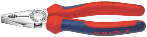 Szczypce uniwersalne (kombinerki), 180mm, 03 05 180, KNIPEX
