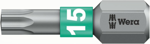 Bit BiTorsion 1/4&quot; DIN3126C6,3,d.srub z gniazdem Torx 15x25mm Wera