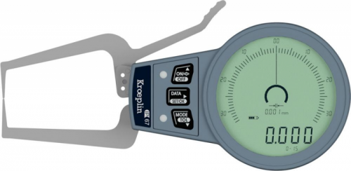 Macki do pomiarow zewnetrznych 0-15mm,ostrze:R0,4mm KRÖPLIN