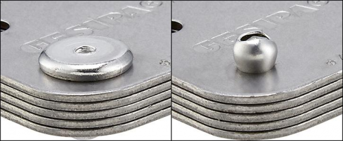 Nit jednostronnie zamyk. ,aluminium, z duzym lbem K14 5x12mm GESIPA  (250 szt.)