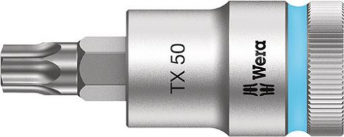 Nasadka wktetakowa 1/2&quot;z funkcja przytrzym. do srub z lbem z gniazdemTORX 50x60mm Wera