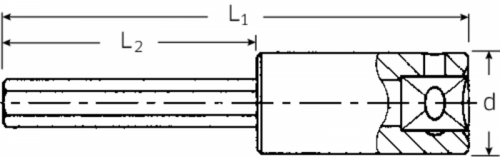 Nasadka INHEX 1/4&quot; rozmiar 3/16&quot;, długa STAHLWILLE
