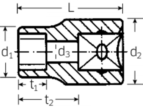 Nasadka 1/2&quot; TORX E16 (wewn.) STAHLWILLE