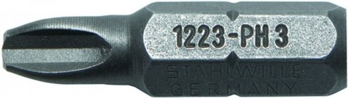 Końcówka wkrętakowa BIT 1/4&quot; PH3 krzyżak.,b.mocna STAHLWILLE