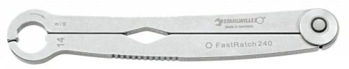 Klucz oczkowy otwarty szybki 18mmx11/16&quot; STAHLWILLE