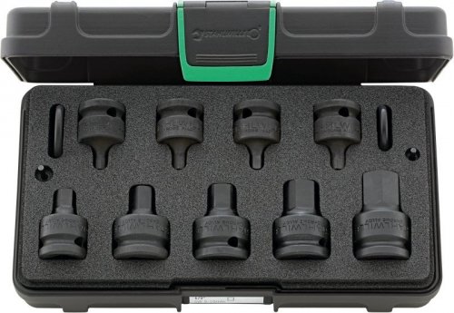 Zestaw nasadek INHEX 1/2&quot; IMPACT 5-19mm w walizce ABS STAHLWILLE