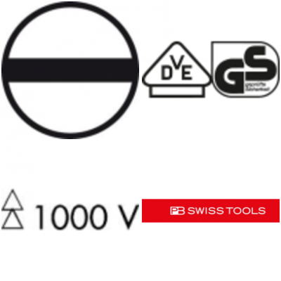 Wkrętak 5100 VDE płaski 6,5x1,2x150mm Classic PB Swiss Tools