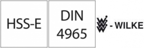 Nóż wytaczak do naroży, prawy podob.do DIN4965 HSSE 20x20x160mmWILKE