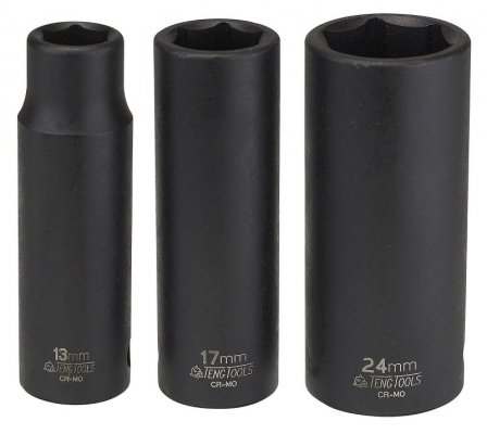 Nasadka udarowa długa cienkościenna 1/2&quot; 13 mm ANSI Teng Tools
