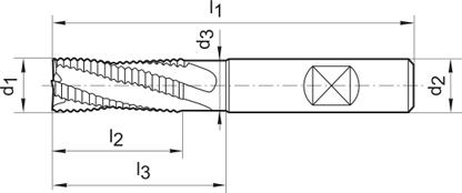 Wiertlo krete DIN338 HSSEtyp INOX 2,50mm GÜHRING