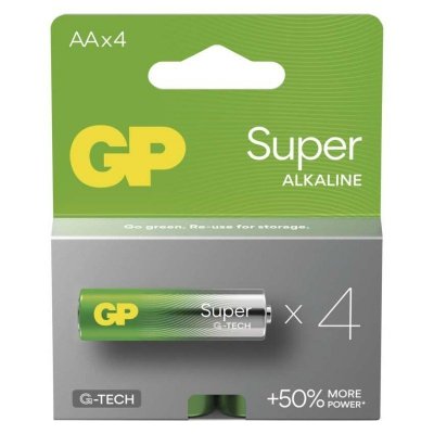 GP Bateria alkaliczna SUPER AA (LR6) 4 szt.