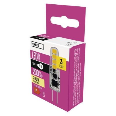 Żarówka LED Classic JC / G4 / 1,9 W (21 W) / 200 lm / ciepła biel