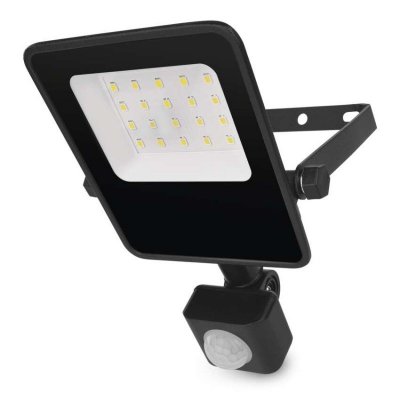 Naświetlacz LED VISIO z czujnikiem PIR 10W, neutralna biel