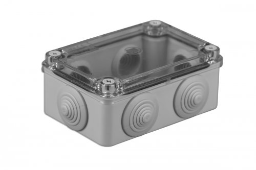 Puszka instalacyjna hermetyczna 120x80x50 bezhalogenowa z dławikami S-BOX 206-P Pawbol