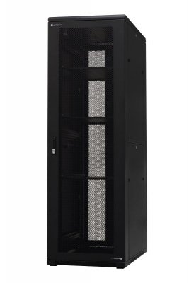 Szafa serwerowa ramowa stojąca EmiterNet Top-S, 42U, drzwi przód/ tył blacha perforowana, 600x1000x1980mm (szer./gł./wys.) (w ze