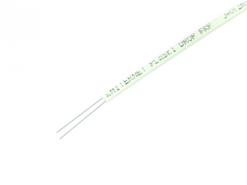 Kabel optyczny uniwersalny EmiterNet płaski drop FRP J-V(ZN)H 2E 9/125 G.657A1 Z043B LSZH (szpula 2000m) biały