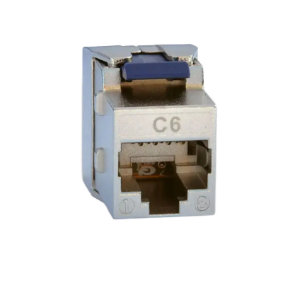 Gniazdo moduł RJ45 STP kat.6 keystone niebieskie (beznarzędziowe), slim EMSQKSS-C6 Emiter