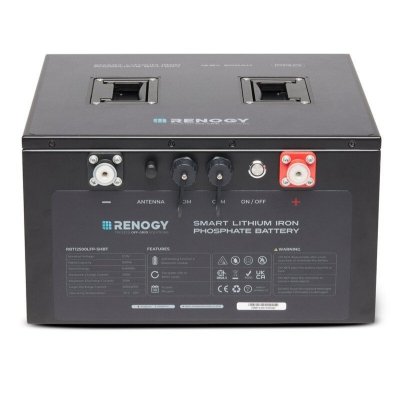 Akumulator Renogy LiFePO4 12V 500Ah Pro Smart z Bluetooth i funkcją samonagrzewania