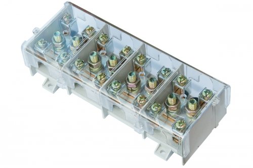 Listwa zaciskowa LG 4x95/35 termoplastyczna z osłoną E.4026 Pawbol