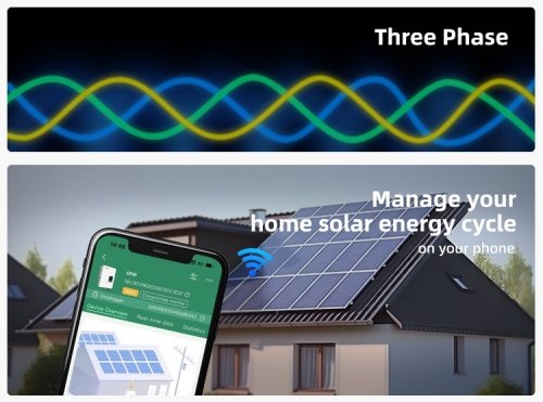 Inwerter falownik hybrydowy trójfazowy 5kW PH11-5KL3-EU MUST