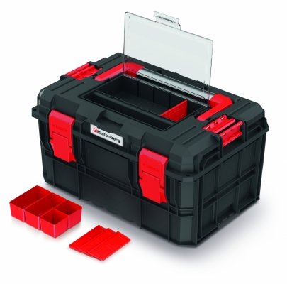 Skrzynia, skrzynka narzędziowa modułowa z organizerami X BLOCK ALU LOG 30 KXBA604030 Kistenberg