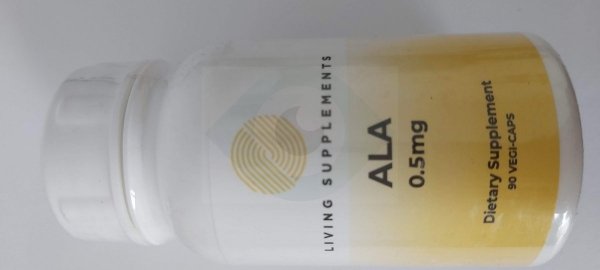 Kwas alfa liponowy ALA 0.5 mg - 90 kapsułek Alpha Lipoic Acid