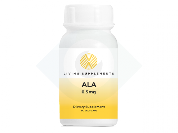 Kwas alfa liponowy ALA 0.5 mg - 90 kapsułek Alpha Lipoic Acid