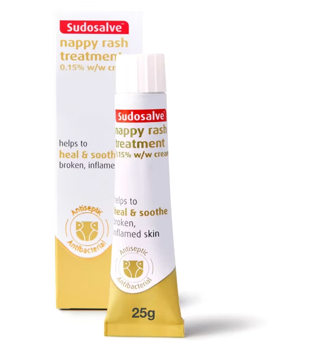 Sudocrem Sudosalve Nappy Rash Treatment Cream 25g - Krem na odparzenia pieluszkowe pupy tyłka