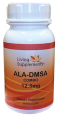 ALA/DMSA COMBO 12,5 mg  = kwas alfa liponowy ALA 12,5 mg + kwas dimerkaptobursztynowy DMSA 12,5 mg  - 90 kapsułek 