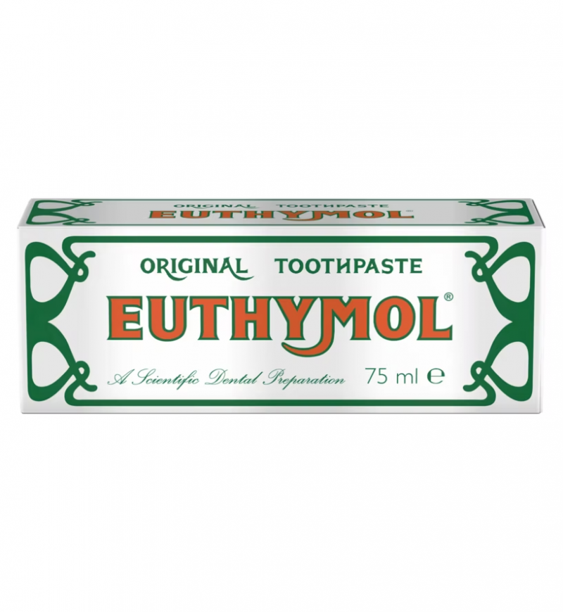 Naturalna Pasta do Zębów Euthymol bez Fluoru Antybakteryjna Angielska 75ml