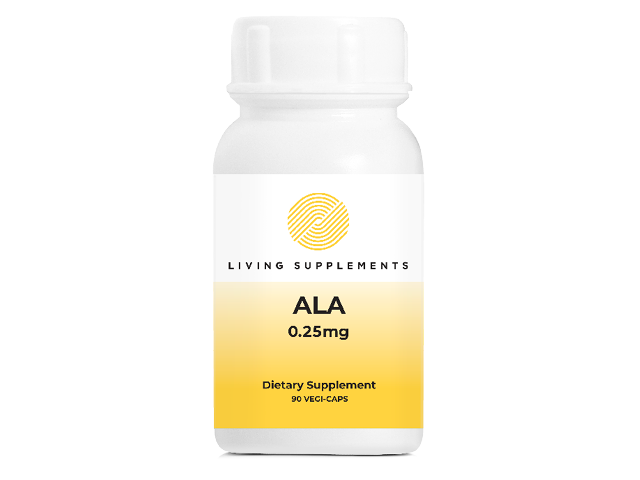 Kwas alfa liponowy ALA 0.25 mg - 90 kapsułek Alpha Lipoic Acid