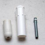 Gilza świeczka osłonka komplet z oprawką H-105mm