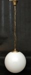 Lampa wisząca mosiężna kula 30cm, żyrandol mosiężny