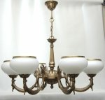  Żyrandol mosiężny,lampa wisząca mosiężna WZMS/783/6