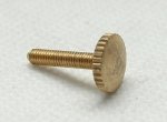 3x śruba do lampy plafonowa M3/15mm Ø10mm mosiądz 