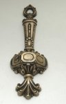 Plecy, przyścianka, korpus kinkietu metal patyna