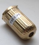 Gilza osłonka mosiężna pod oprawkę E14 lampy