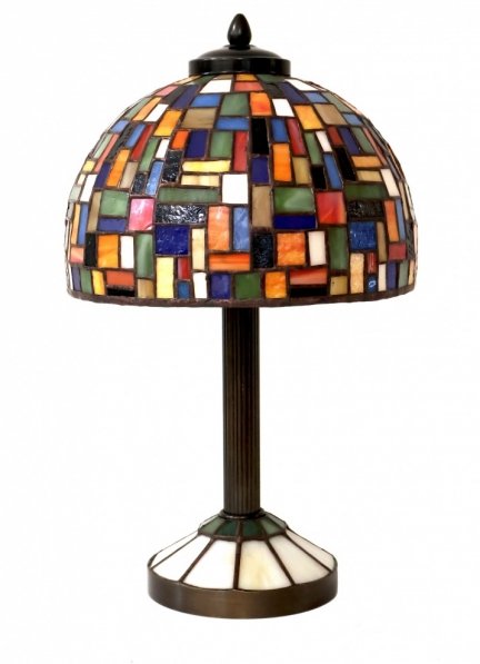 Lampka witrażowa nocna biurkowa MOZA H-34cm