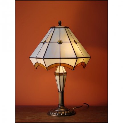 Lampka witrażowa nocna biurkowa PIERO H-48cm
