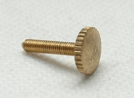 3x śruba do lampy plafonowa M3/15mm Ø10mm mosiądz 