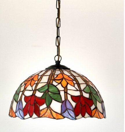 Lampa żyrandol zwis witraż STORCZYK 30cm
