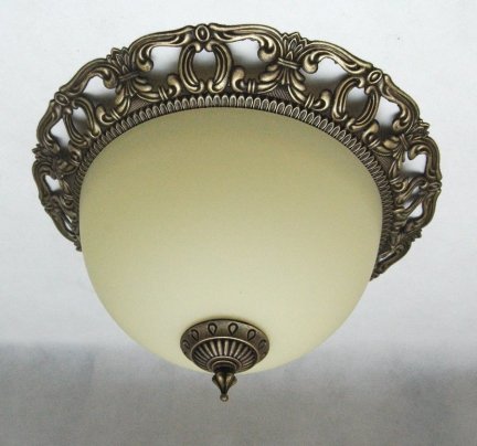 Plafon sufitowy klasyczny patyna metalowy, lampa sufitowa
