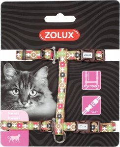 Zolux Szelki nylon regulowane Arrow kolor brązowy