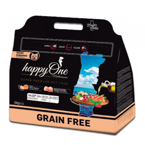 HappyOne Grain-Free  Mediterraneum Small breed 3Kg