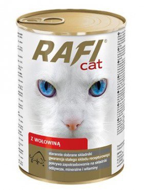 Rafi Cat z wołowiną 415g