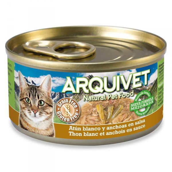 Arquivet Puszka dla kota z tuńczykiem i sardelką 80 g