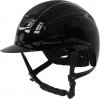Kask jeździecki Covalliero Elite Polo – lakierowany czarny