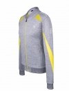 Bluza Jeździecka Damska Fair Play JAGER szary mel-limonka 34/S