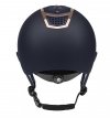 Kask Fair Play QUANTINUM CHIC ROSEGOLD W-V szeroki daszek,  granat