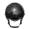 Kask Fair Play z szerokim daszkiem QUANTINUM W-V SPOTLIGHT SHINY  SILVER czarny